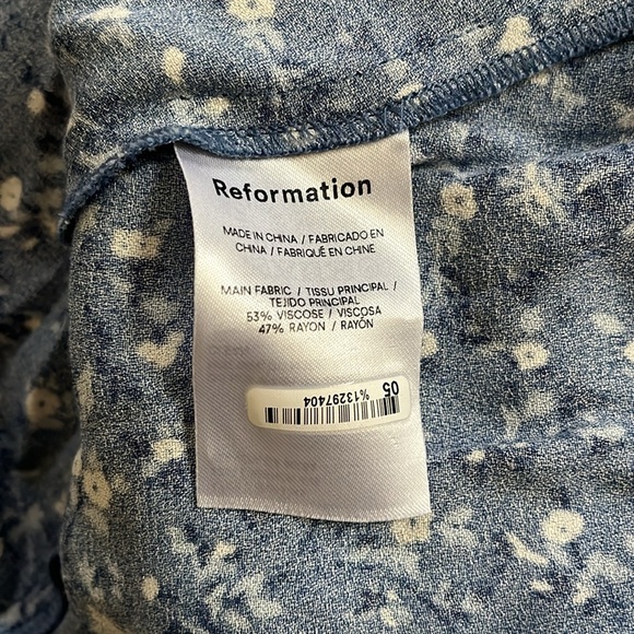 Reformation Baxley Dress - Eve, size 8 - Picture 8 of 10